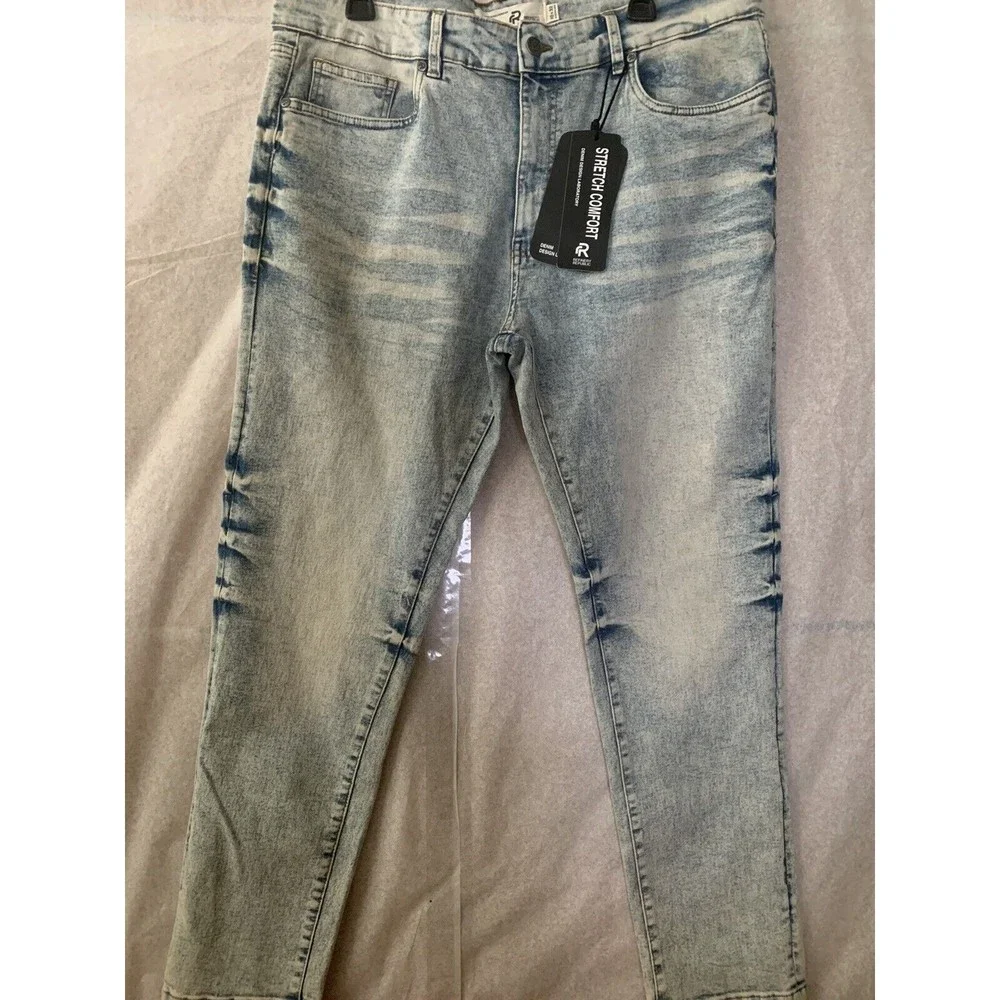 REFINERY REPUBLIC Men's Stretch Comfort Jeans Size 40 X 32 (1261) NEW